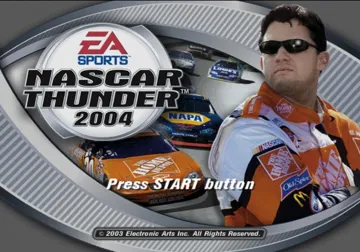 NASCAR Thunder 2004 screen shot title